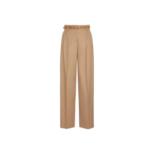 Max Mara Brown Virgin Wool Pants