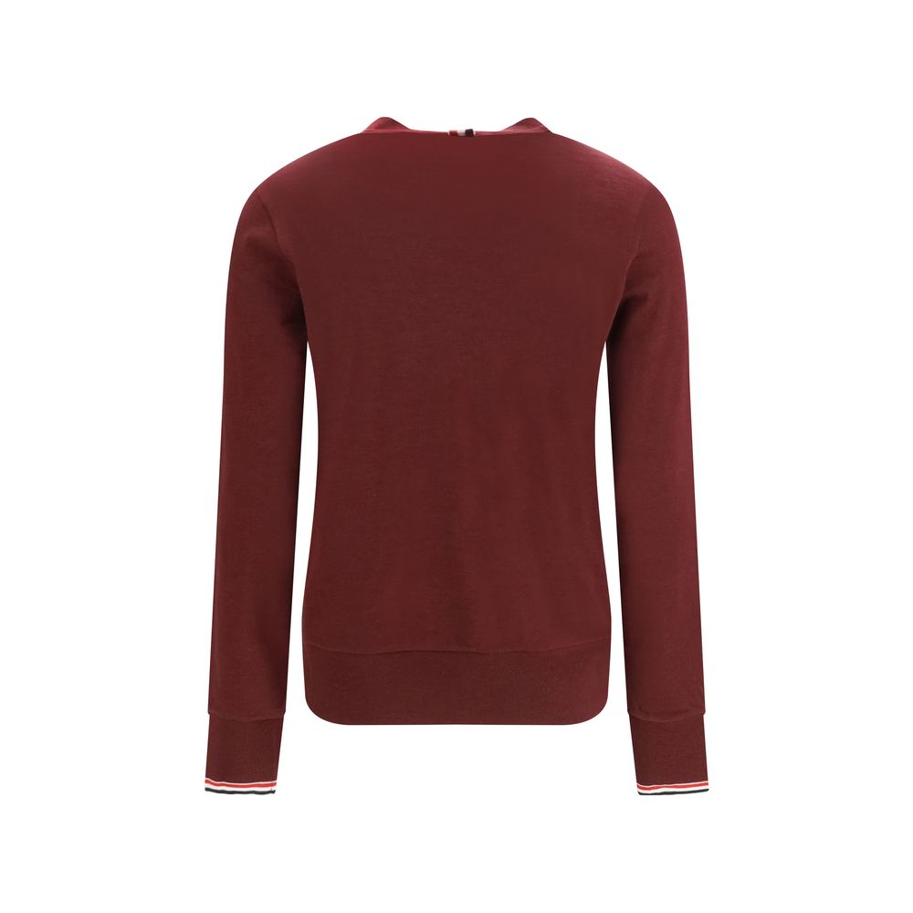 Thom Browne Bordeaux Wool Oves Aries Cardigan