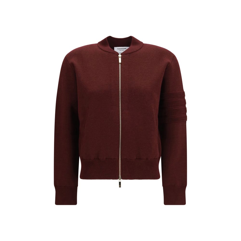 Thom Browne Bordeaux Wool Oves Aries Bomber
