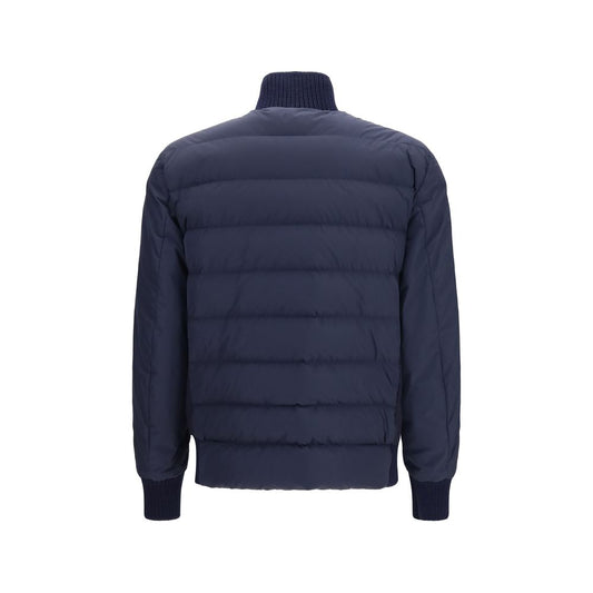 Moncler Blue Wool Oves Aries Sportswear