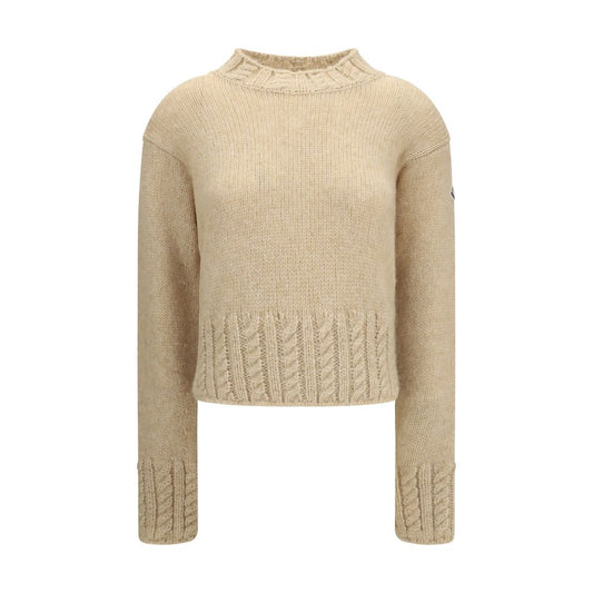 Moncler Beige Alpaca Vicugna Pacos Turtleneck