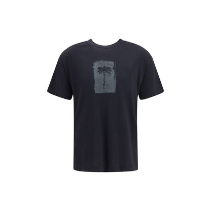 Palm Angels Black Cotton T-Shirt