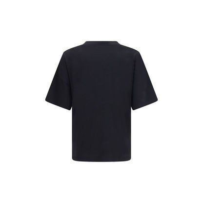 Palm Angels Black Cotton T-Shirt