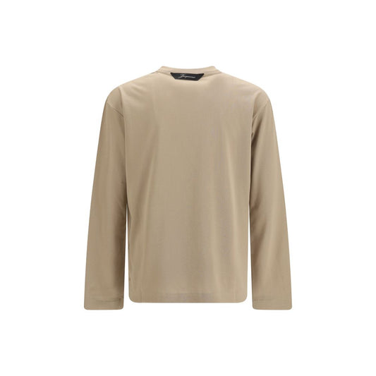 Jacquemus Beige Paper Long Sleeve T-Shirt