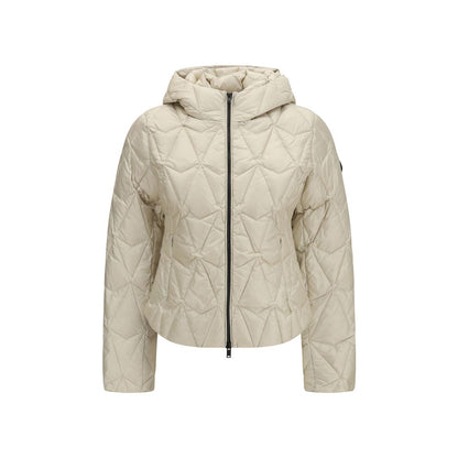 Moose Knuckles Beige Goose Down Full-Length Jacket