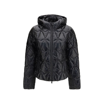 Moose Knuckles Black Goose Down Full-Length Jacket
