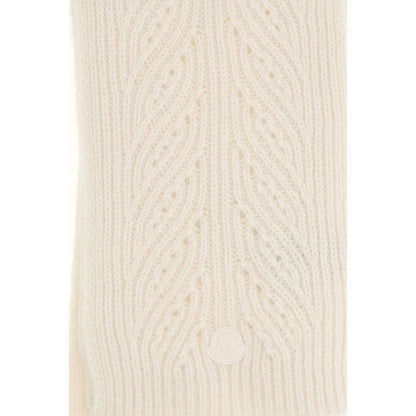 Moncler Beige Wool Oves Aries Foulard