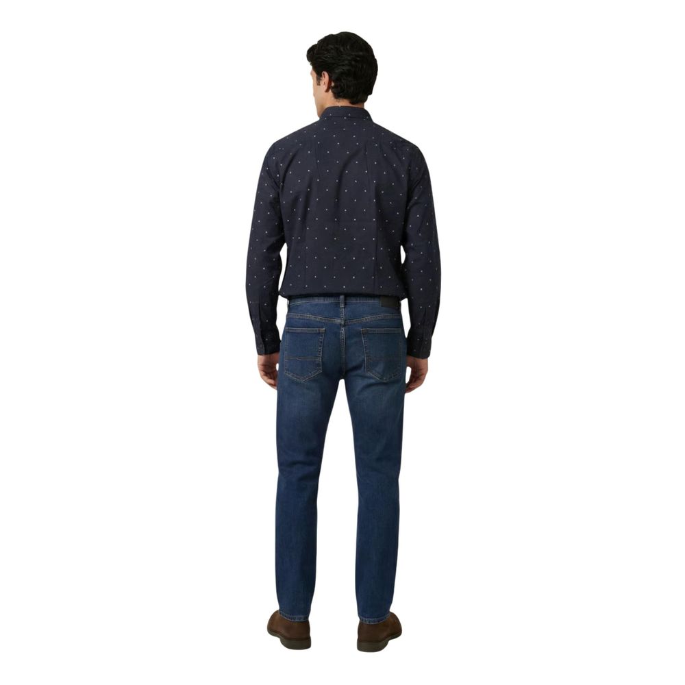 Armani Exchange Blaues Baumwollhemd