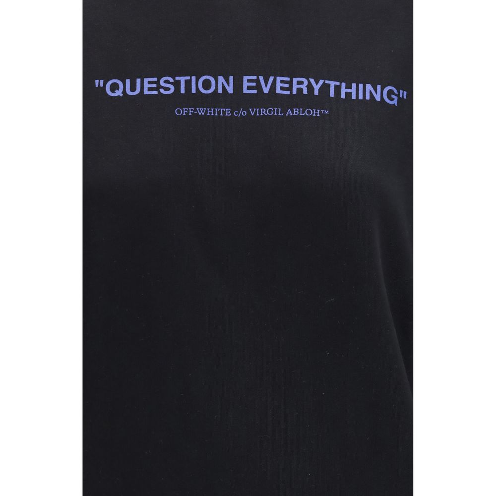 Off-White Black Cotton Sweatshirt