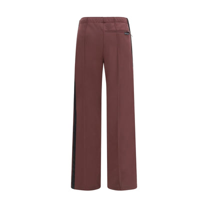 Courrèges Bordeaux Polyester Joggers (Workout Pants)