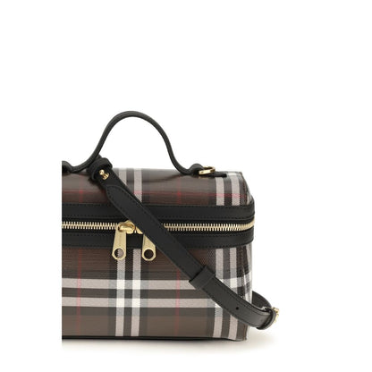 Burberry Brown Cotton Shoulder Bag