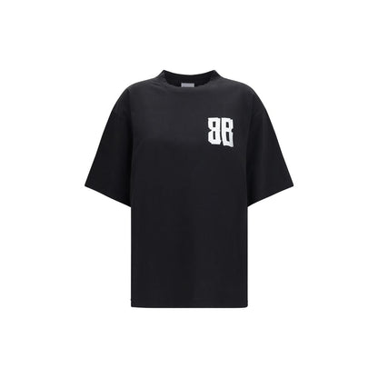 Balenciaga Black Cotton T-Shirt
