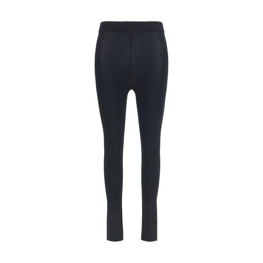 Balenciaga Black Viscose Leggings