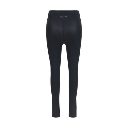 Balenciaga Black Viscose Leggings