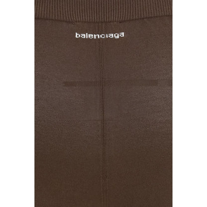 Balenciaga Brown Viscose Leggings