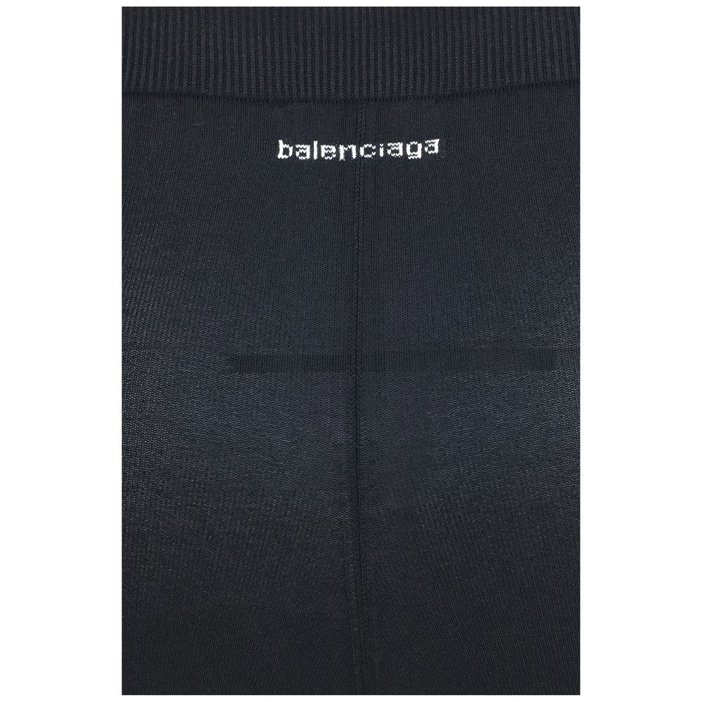 Balenciaga Black Viscose Leggings