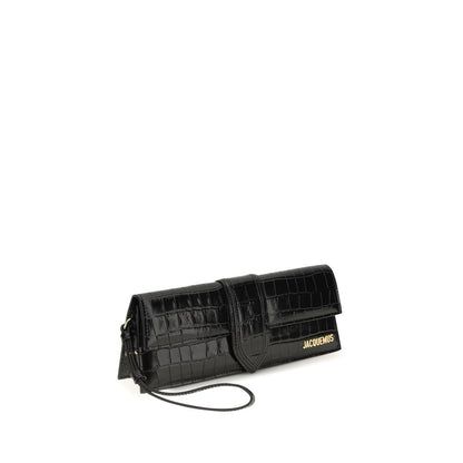Jacquemus Black Calf Leather Bos Taurus Clutch Bag