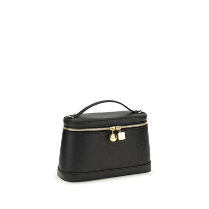 Jacquemus Black Calf Leather Bos Taurus Shoulder Bag