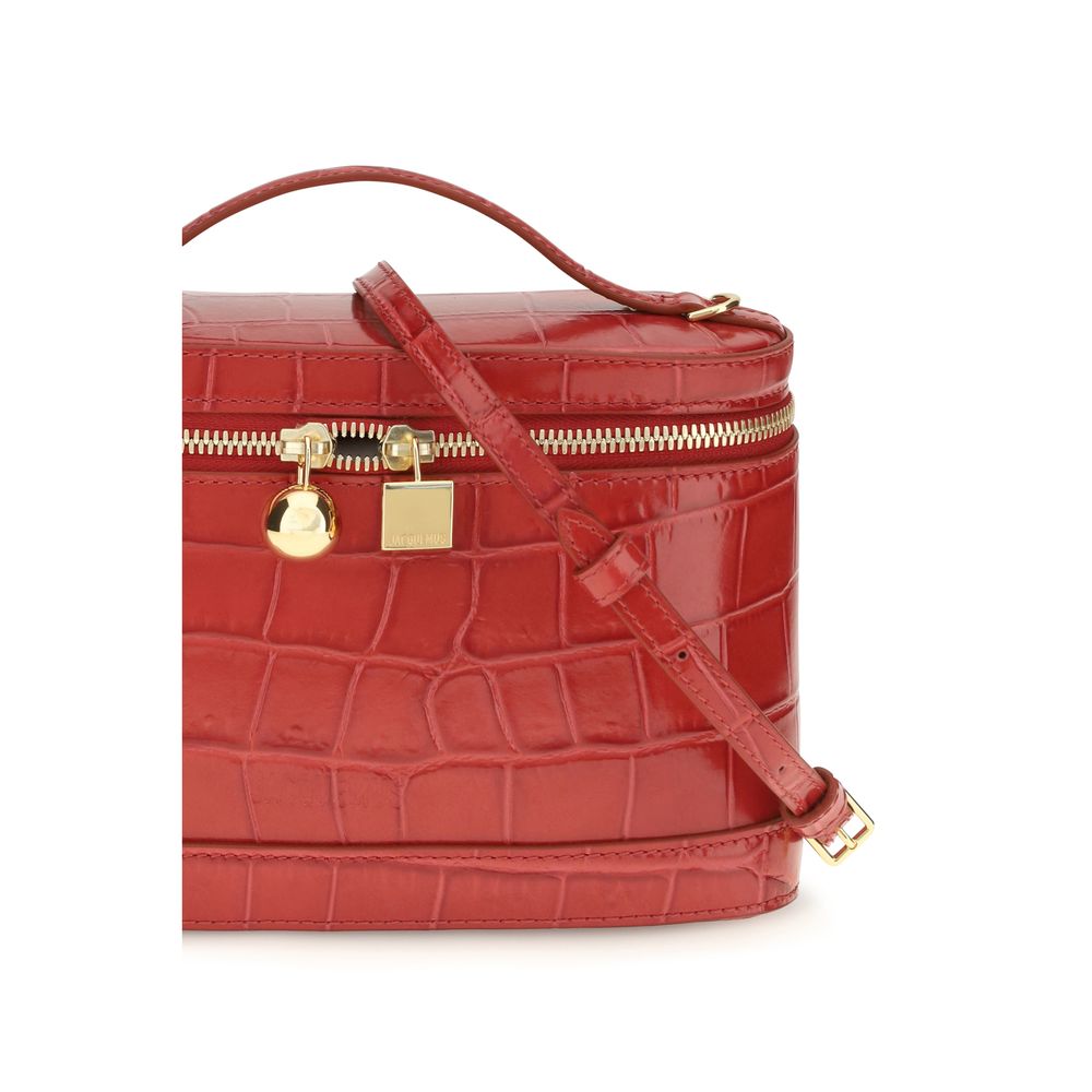 Jacquemus Red Calf Leather Bos Taurus Shoulder Bag