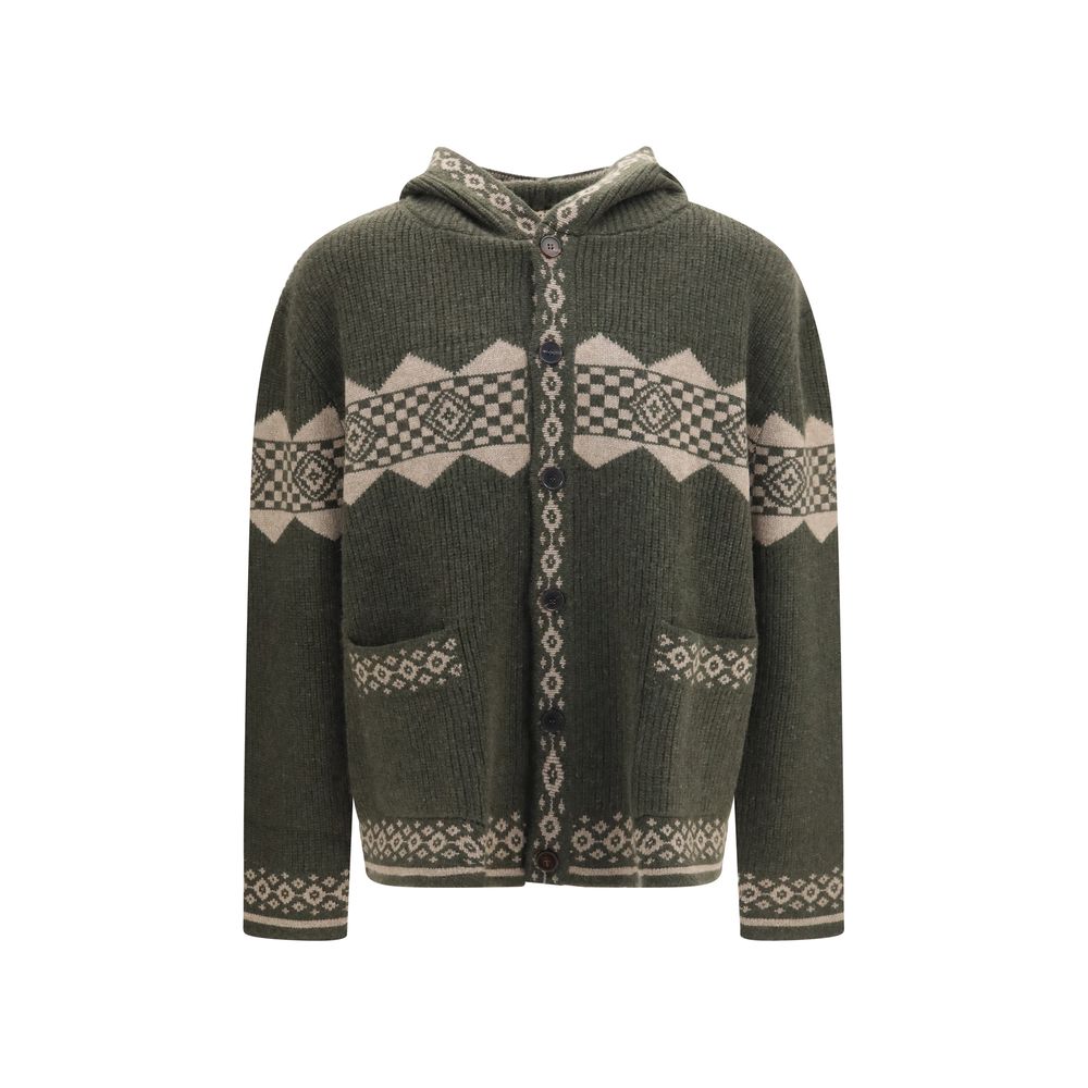 Baziszt Bicolor Cashmere Cardigan