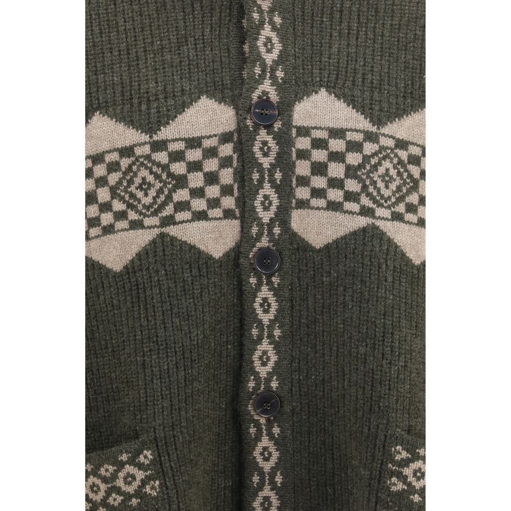 Baziszt Bicolor Cashmere Cardigan