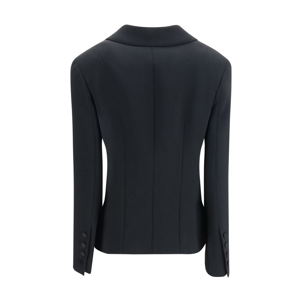 Ermanno Scervino Black Viscose Blazer