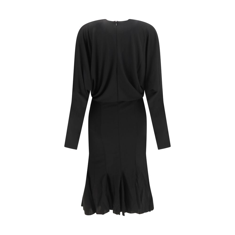 Jacquemus Black Acetate Casual Dress