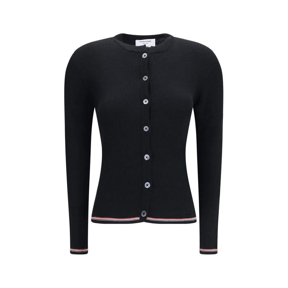 Thom Browne Black Wool Oves Aries Cardigan