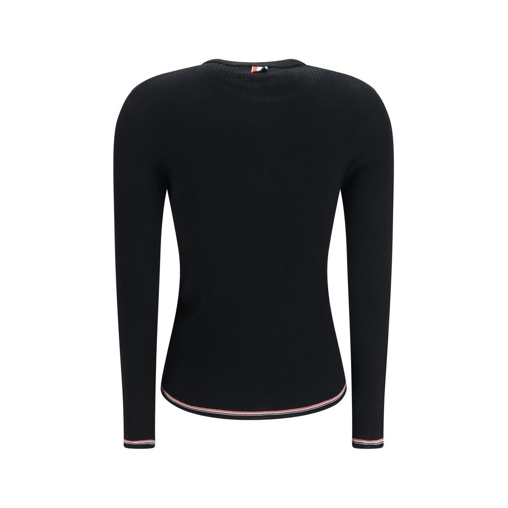 Thom Browne Black Wool Oves Aries Cardigan