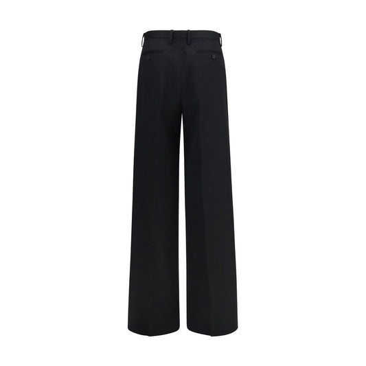 Fendi Black Cotton Casual Pants