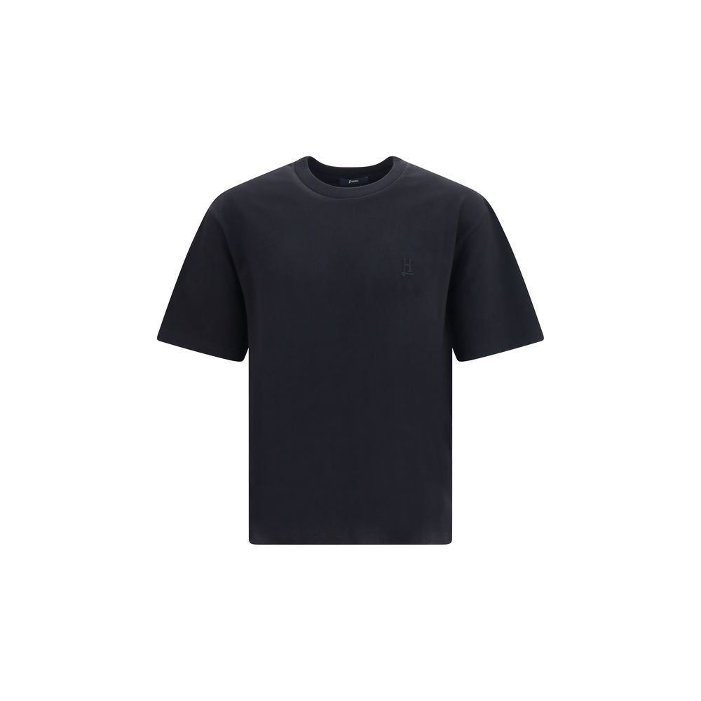 Herno Black Cotton T-Shirt