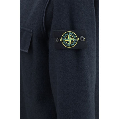 Stone Island Blue Polyamide Shirt