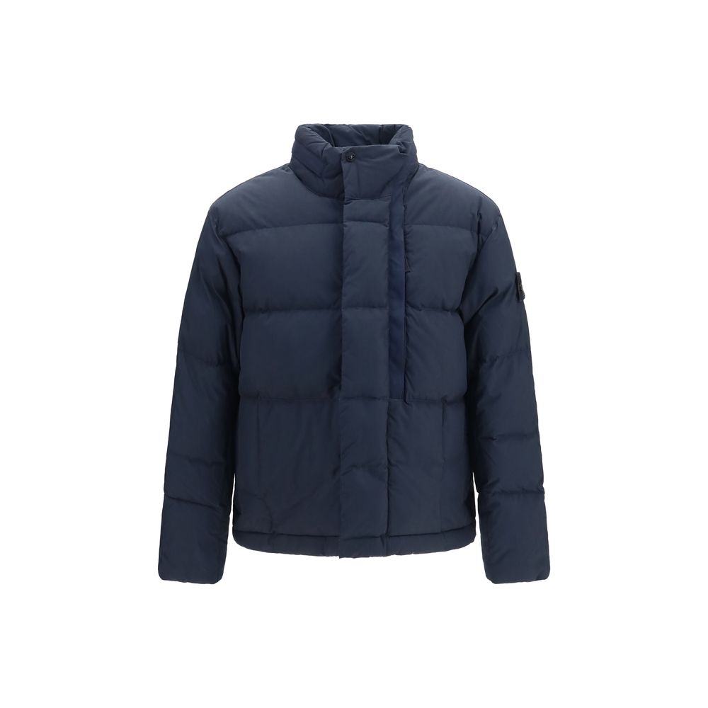 Stone Island Blue Goose Down Shell Jacket