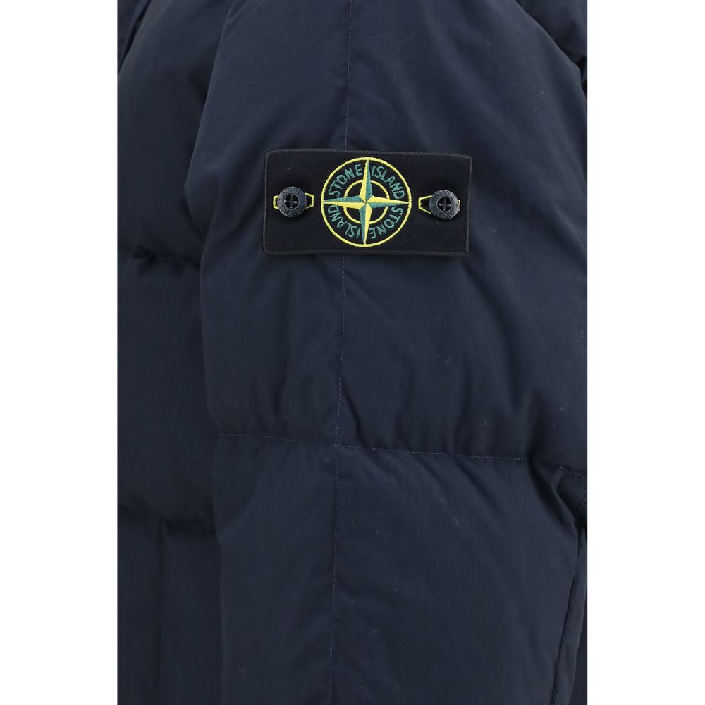 Stone Island Blue Goose Down Shell Jacket