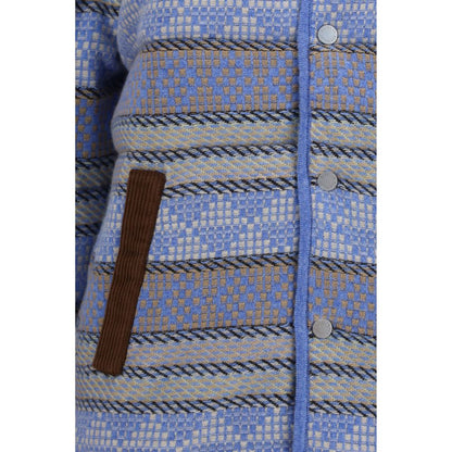 Guest in Residence Blue Wool Oves Aries Full-Length Jacket
