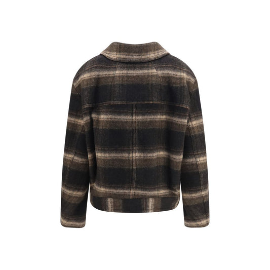 Isabel Marant Étoile Black Wool Oves Aries Coat