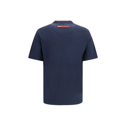Barbour Blue Cotton T-Shirt