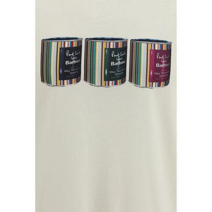 Barbour Beige Cotton T-Shirt