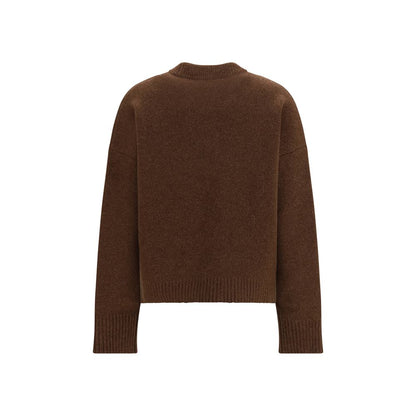 Ami Paris Brown Alpaca Vicugna Pacos Sweatshirt