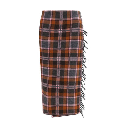 Guest in Residence Brown Wool Oves Aries Midi Skirt