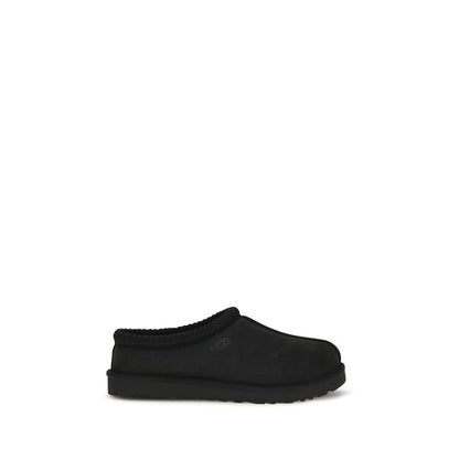 UGG Black Nubuc Leather Clogs
