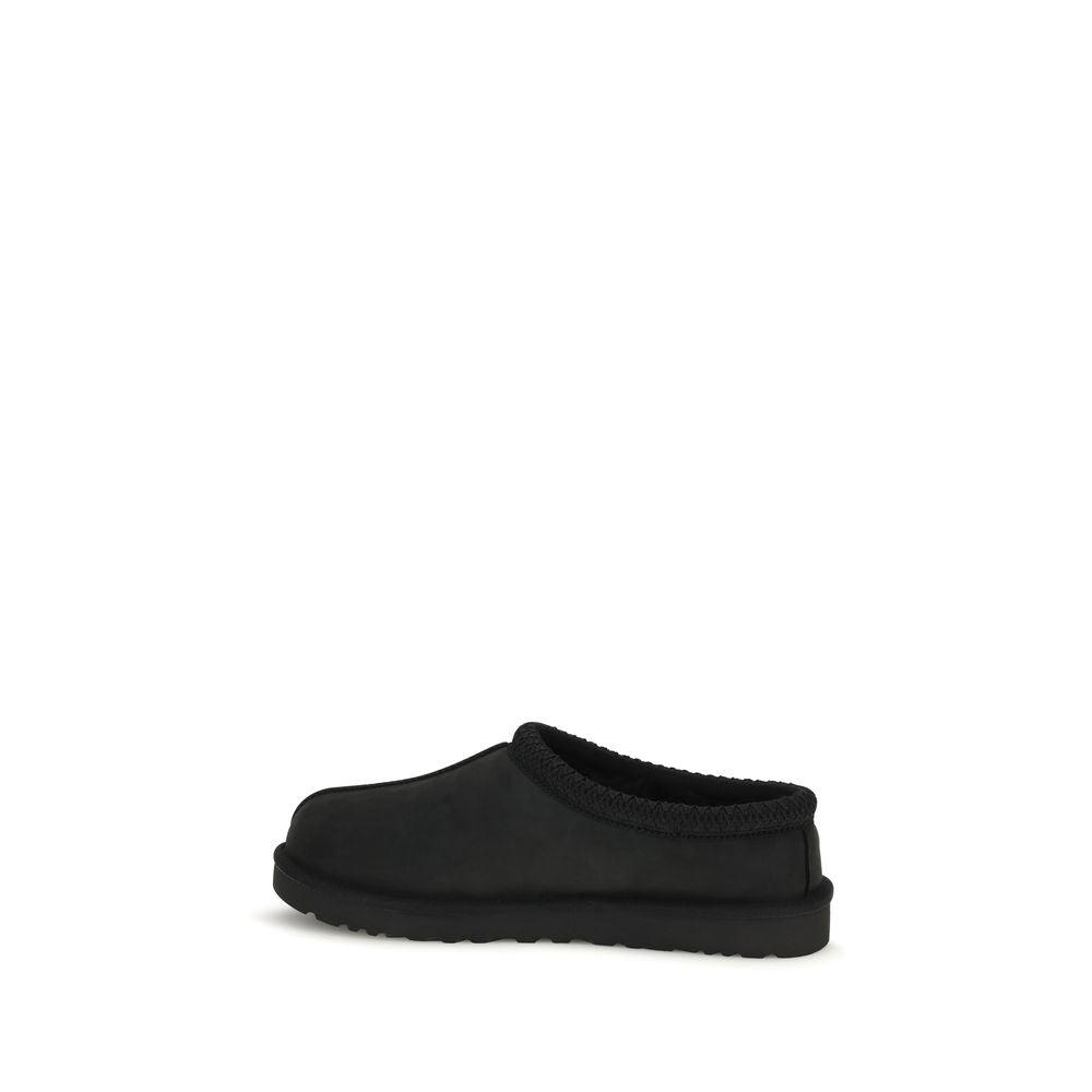 UGG Black Nubuc Leather Clogs