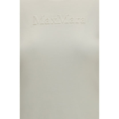 Max Mara White Wool Oves Aries Sweatshirt