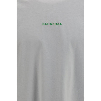 Balenciaga White Cotton Long Sleeve T-Shirt