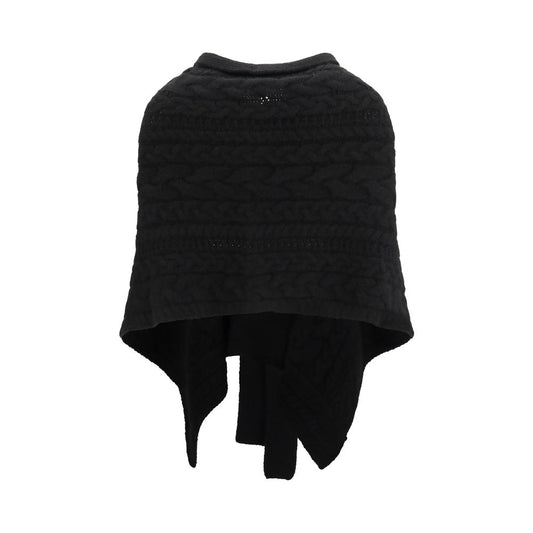 Ermanno Scervino Black Cashmere Coat