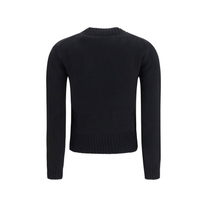 Ami Paris Black Wool Oves Aries Sweatshirt