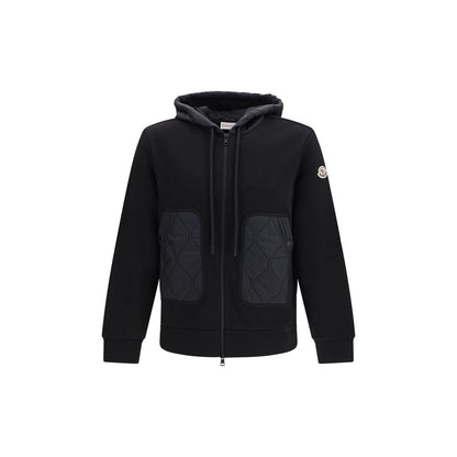 Moncler Black Cotton Sweatshirt