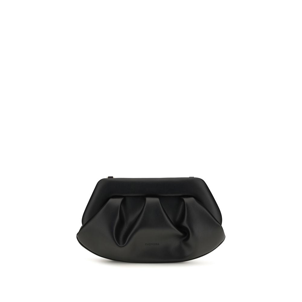 THEMOIRè Black Recycled Leather Shoulder Bag