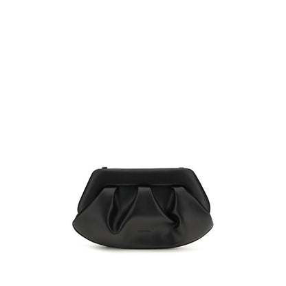 THEMOIRè Black Recycled Leather Shoulder Bag
