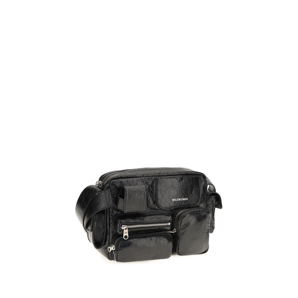 Balenciaga Black Lamb Ovis Aries Shoulder Bag